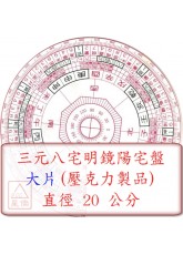 三元八宅明镜阳宅盘_大片(压克力制品)