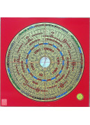 日星堂罗盘6寸2分(综合)电木附水平